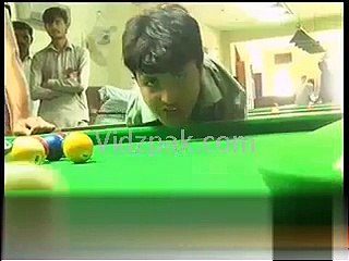 amazing Talent in Snooker from Pakistan