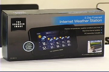 Sharper Image Internet Weather Station with 5 Day Weather Forecaster (Product Overview)
