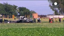 مرگ چهار نفر در صانحه سقوط هواپیمای نظامی در جنوب اسپانیا