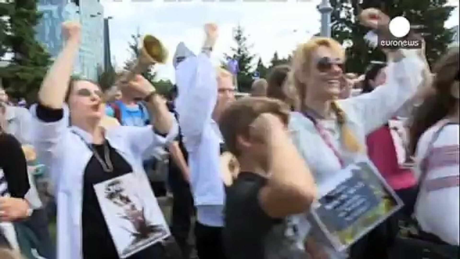 ⁣Румыния: массовые протесты против вырубки лесов