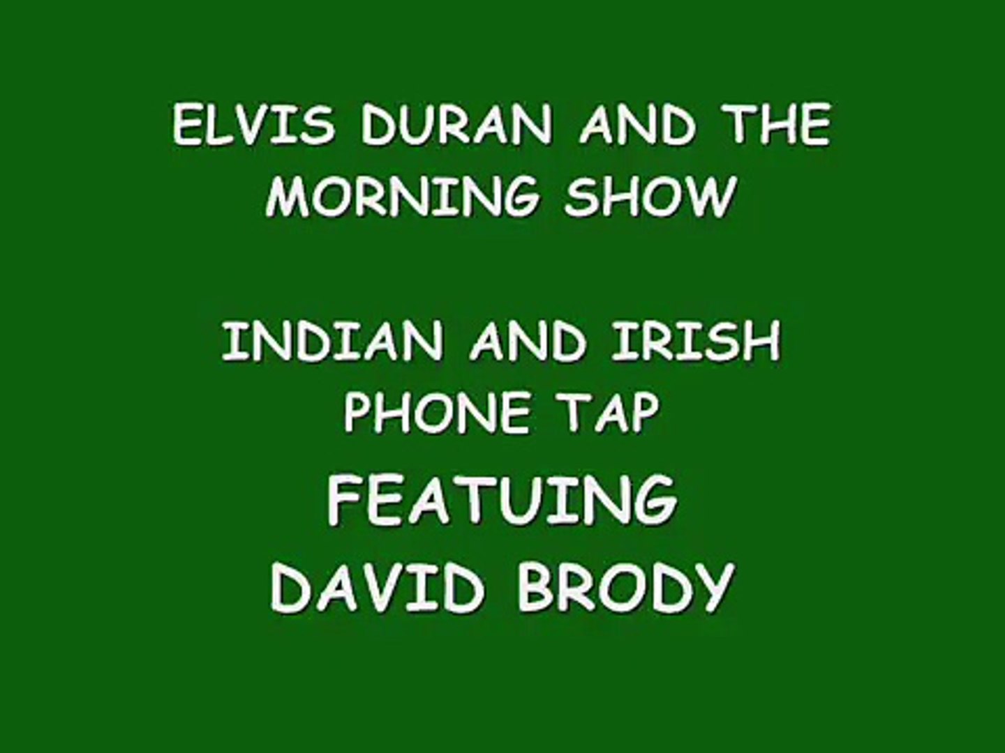 Elvis Duran Phone Tap Classics Volume 1 2017 Homemade CD.