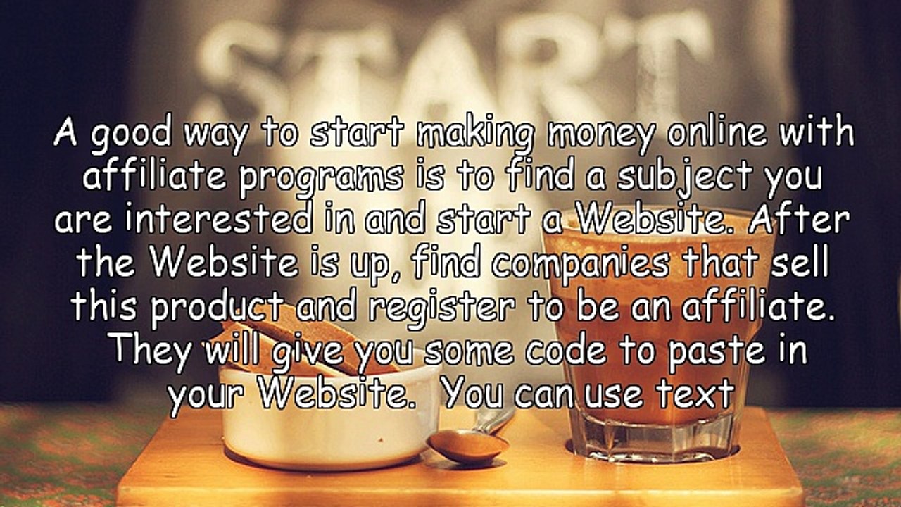 Partnering Your Way to Online Success - Using Affiliate Programs