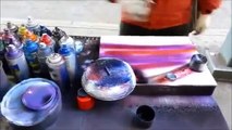 Street Artist Spray Paints The Universe - Pure Talent