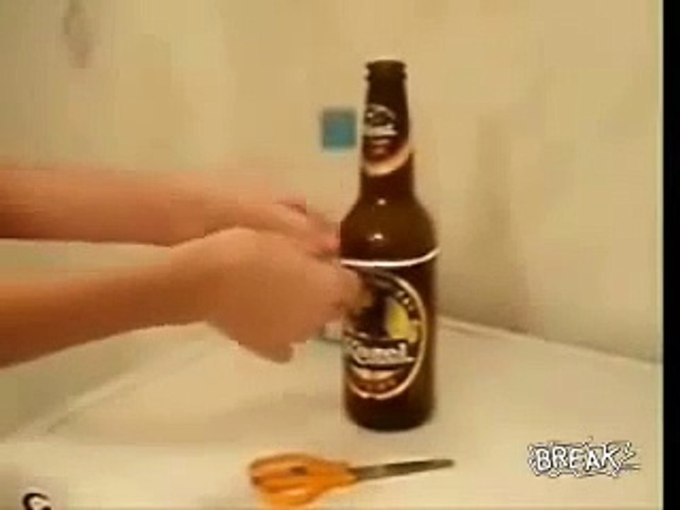 How To Cut A Glass Bottle Using A String