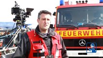 Spezial-Einheit Film-Feuerwehr - Dräger Feuerwehr-Reporter am Set von Alarm für Cobra 11