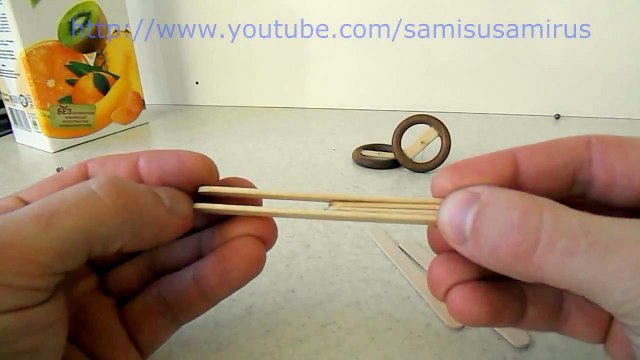 Как сделать пушку из палочек от мороженого и др. безделушек