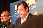Belgian Elections 2010: Victory Speech Bart De Wever (N-VA) footage