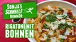Rigatoni in Bohnen-Tomatensauce - Rezept (Sonja's Schnelle Nummer #53)