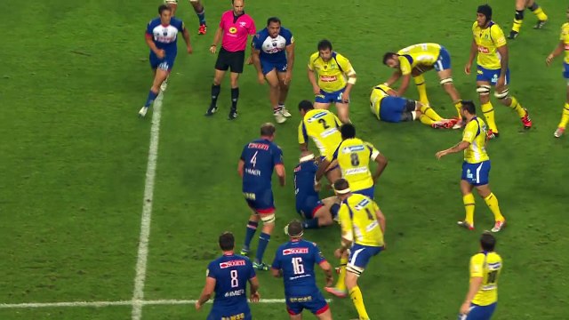 TOP14 - Grenoble - Clermont: Essai Noa Nakaitaci (CLE) - J24 - Saison 2014/2015