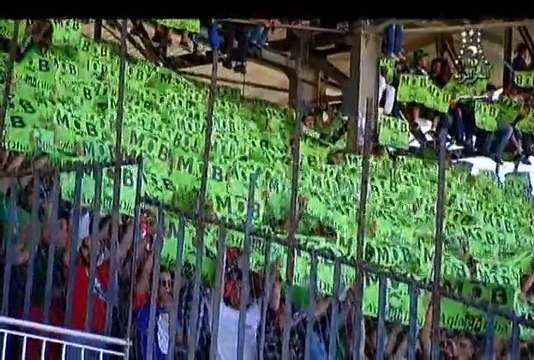 Tifo du MO Béjaïa en l'honneur de la Coupe d'Algérie