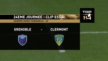 TOP14 - Grenoble - Clermont: Essai Hendrik Roodt (GRE) - J24 - Saison 2014/2015