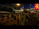 Hong Kong protest: police deploy tear gas and pepper spray on protesters