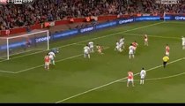 Santi Cazorla Big Chance and Fabianski Amazing Save - Arsenal vs Swansea 11.05.2015