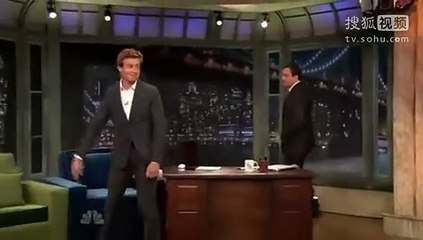 Simon Baker on Late Night with Jimmy Fallon, 2009