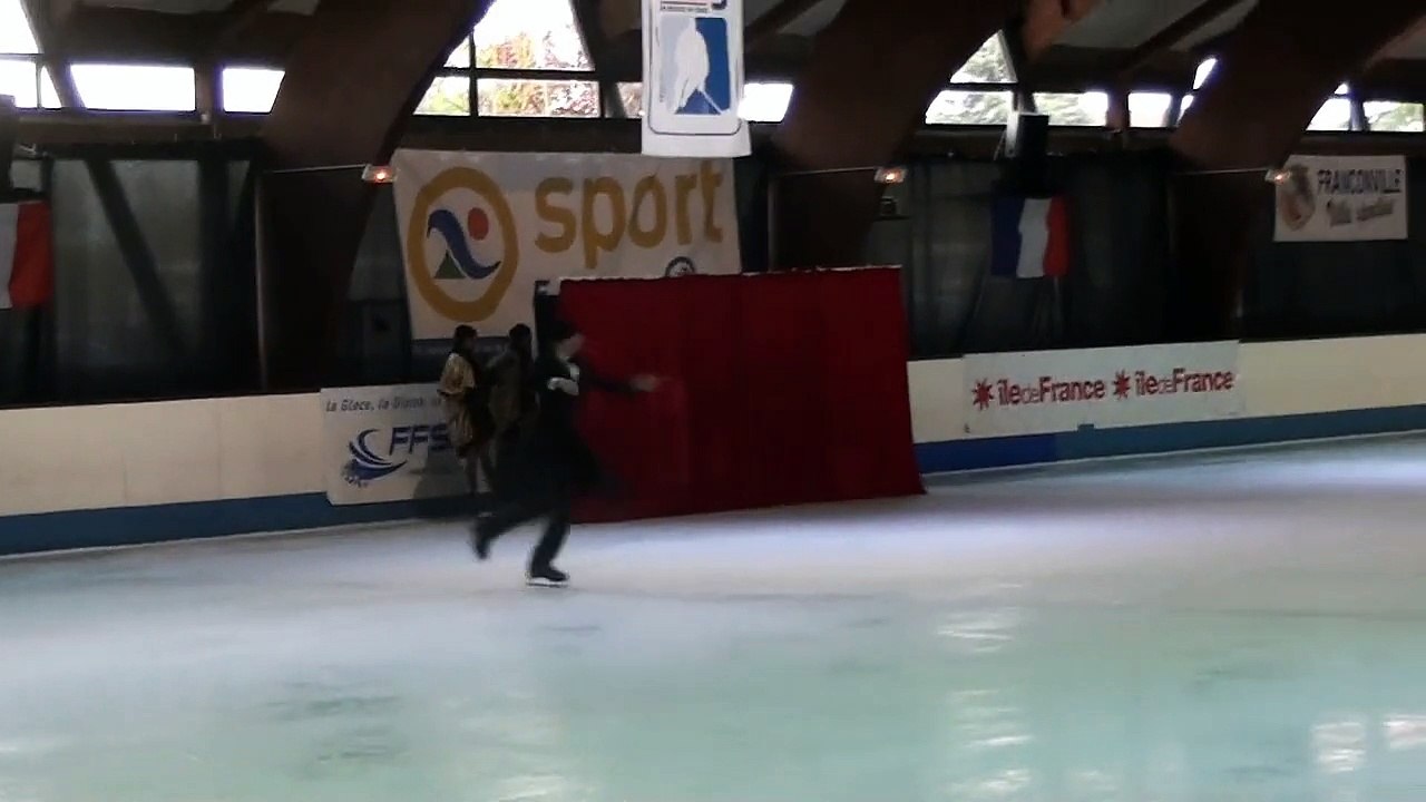 Programme libre Les Confettis (St Ouen) - 3ème en juniors - Championnat de France 2015 de ballet sur glace