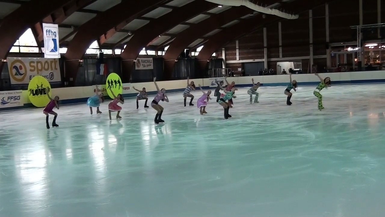 Programme libre Les Arcs en Ciel (St Ouen) - 5ème en novices - Championnat de France 2015 de ballet sur glace