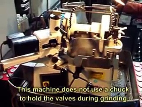 Valve Grinding with a Centerless Valve Grinder
