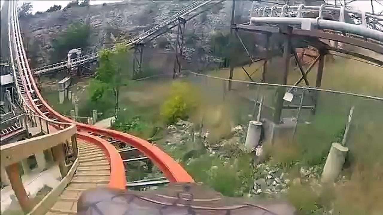 Iron Rattler Roller Coaster Test Run POV Six Flags Fiesta Texas