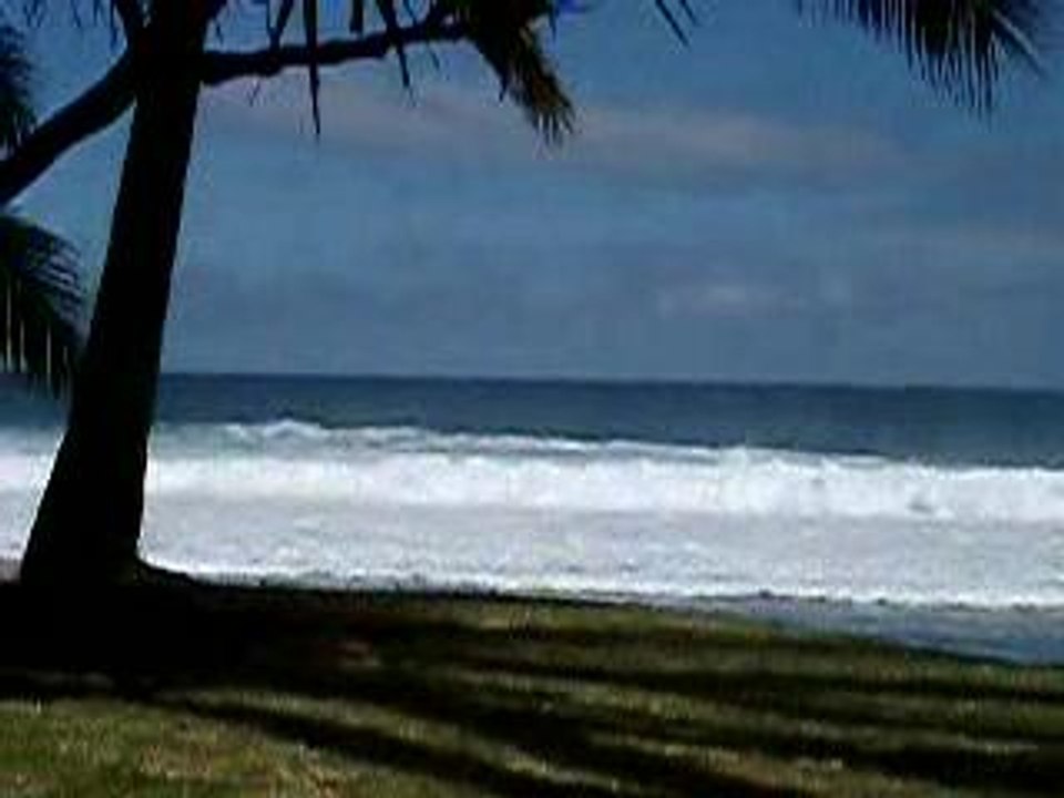 vagues sur l'ile de la réunion