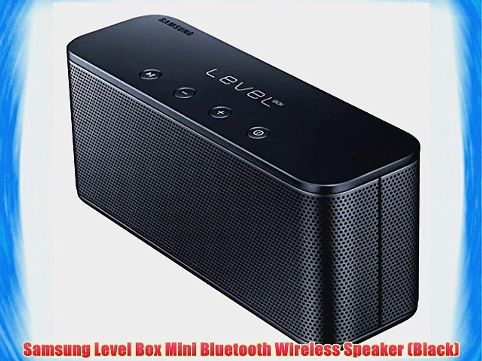 Samsung Level Box Mini Bluetooth Wireless Speaker (Black)