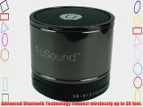 TruSound Hi-Fi Bluetooth Mini Subwoofer Speaker Gun Metal