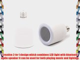 BLUETTEK Bluetooth Music Audio Speaker Wireless Portable LED Lamp E27 BT Mini Speaker with