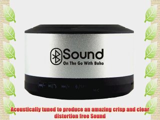 Sound by Boho Wireless Bluetooth Speaker with Hands Free   MP3 Player - Silver