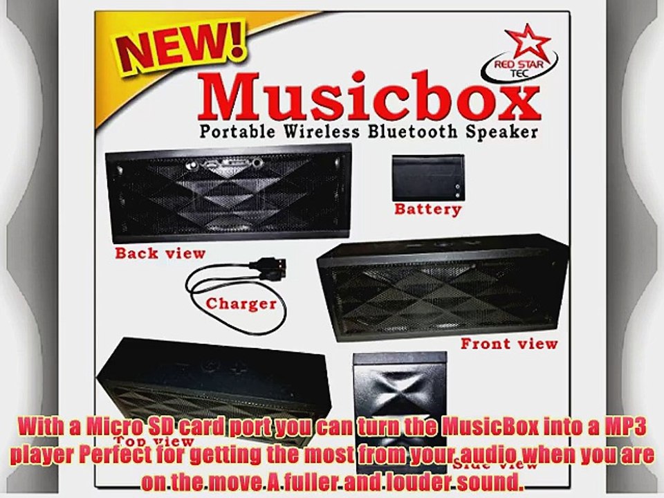 MUSICBOX -Portable Wireless Bluetooth Speaker