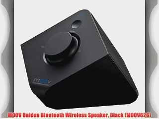 MOOV Uniden Bluetooth Wireless Speaker Black (MOOV626)