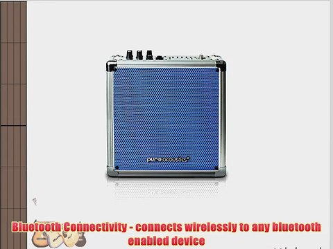 Pure Acoustics MCP-50 Portable Bluetooth Entertainment Medium Sized Speaker System with Built-in