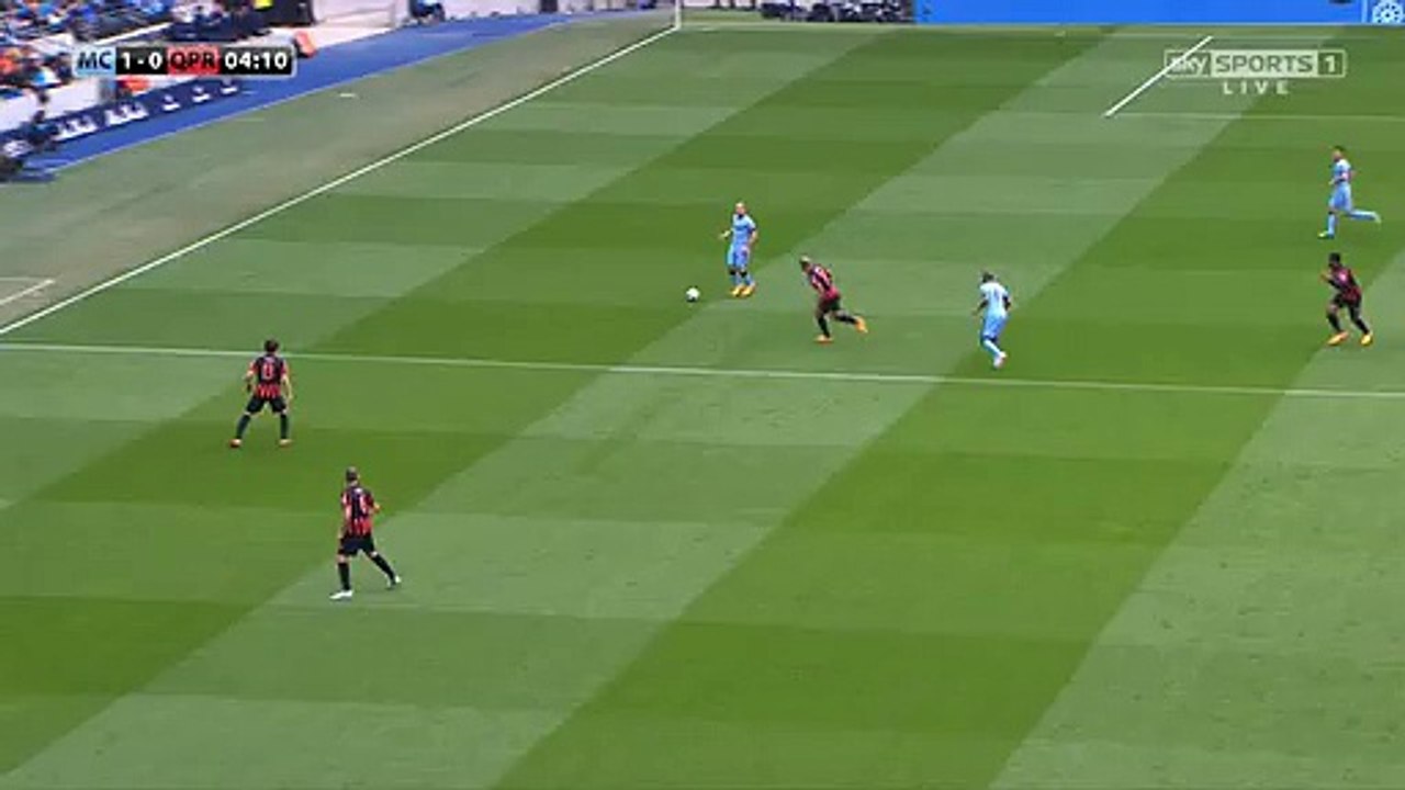 Aguero Goal Manchester City 1-0 QPR ~ [Premier League] - 10.05.2015