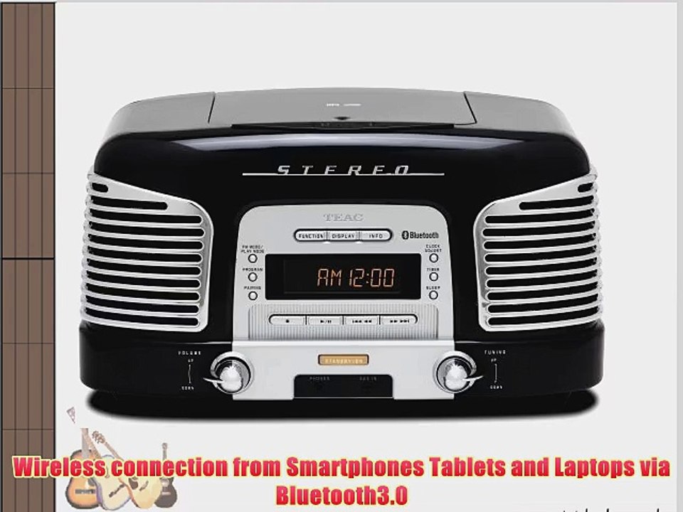 Teac SL-D930-B 2.1 Channel Premium Bluetooth/Radio/CD Sound System (Black)