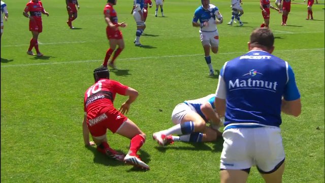 TOP14 - Toulon - Castres: Essai Romain Martial (CAS) - J24 - Saison 2014/2015