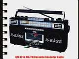 QFX J21U AM/FM Cassette Recorder Radio