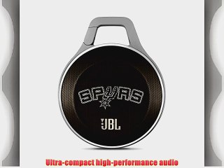 JBL Clip NBA Edition Portable Bluetooth Speaker with Integrated Carabiner (San Antonio Spurs)