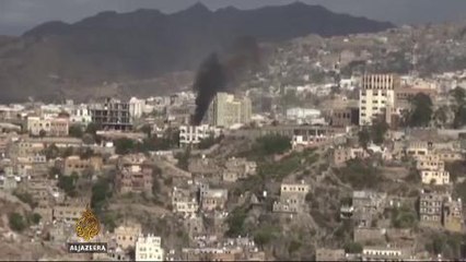 Coalition targets Yemen capital's airport as ceasefire looms