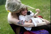 Surprise Puppy! Little Girl Gets Adorable Boxer Pitbull Puppy and Can't Stop Crying