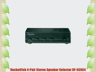 RocketFish 4-Pair Stereo Speaker Selector RF-SSVC4