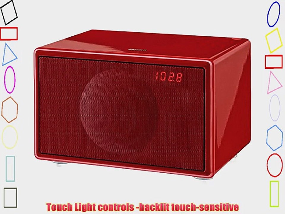 Geneva Sound System Model S Wireless Tabletop HiFi System with FM Clock Radio Bluetooth