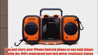 ECOXGEAR Rugged and Waterproof Stereo Boombox GDI-AQ2SI60