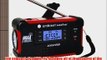 Ambient Weather WR-112 Emergency Solar Hand Crank AM/FM/NOAA Weather Radio Flashlight Smart