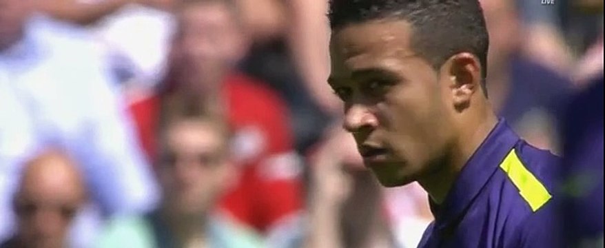Memphis Depay Freekick Goal - PSV 1-0 Heracles Almelo - 10.05.2015