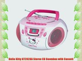 HELLO KITTY KT2028A STEREO AM/FM/CD BOOM BOX WITH CASSETTE PLAYER/RECORDER