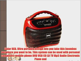 Скачать видео: EMB PKX5BT 30W Portable Professional Rechargeable Boom Box Speaker Built-in BLUETOOTH/SD/MMC/USB/Flash