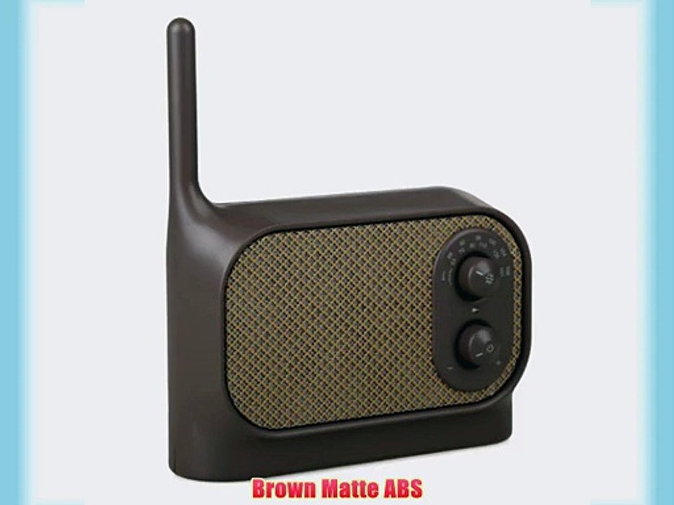 Lexon Mezzo Radio Brown