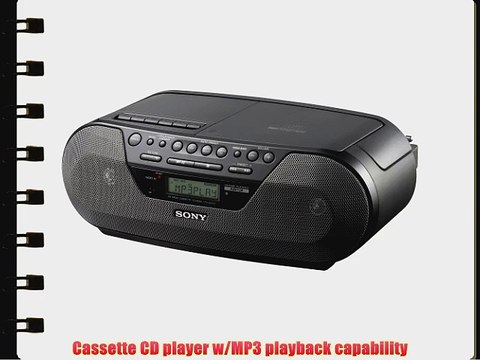 Sony Radio CD MP3 Cassette Stereo Boombox w/ Remote