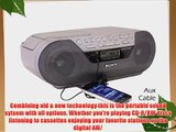 Sony Portable Digital Tuner AM/FM Radio Tape Cassette Recorder