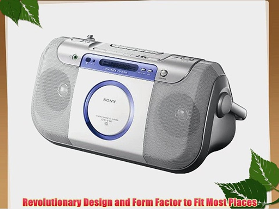 Sony CFD-E100 Portable CD Radio Cassette Recorder