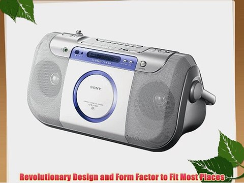 Sony CFD-E100 Portable CD Radio Cassette Recorder