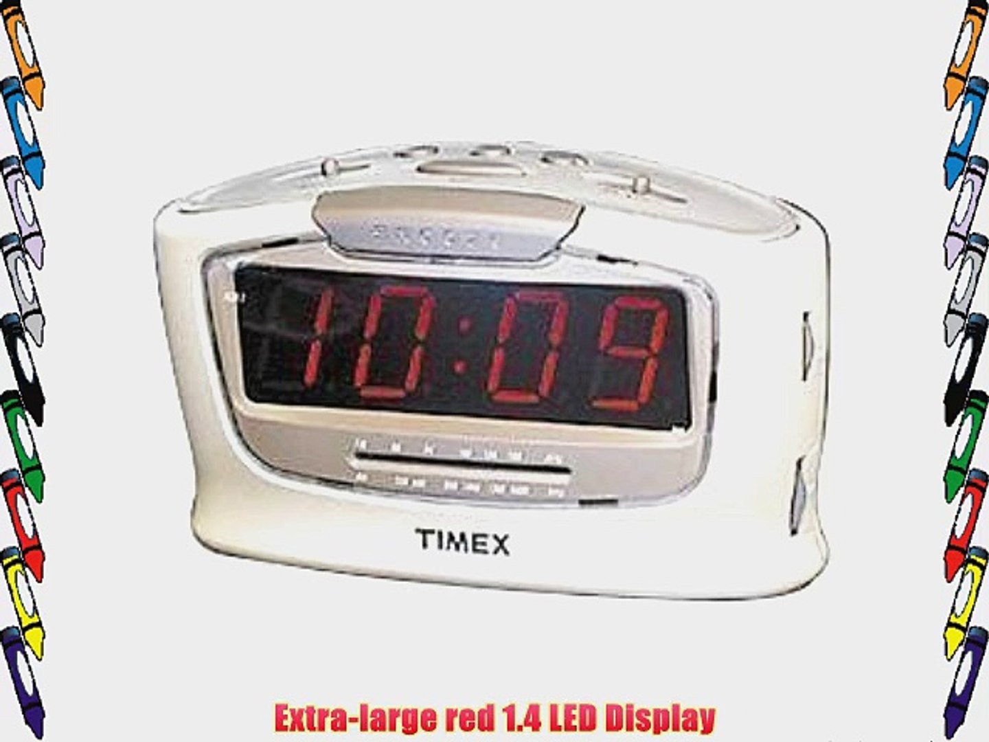 Timex T256w Jumbo 14 Led Alarm Clock Radio Video Dailymotion Timex T256w Jumbo 14 Led Alarm Clock Radio Video Dailymotion